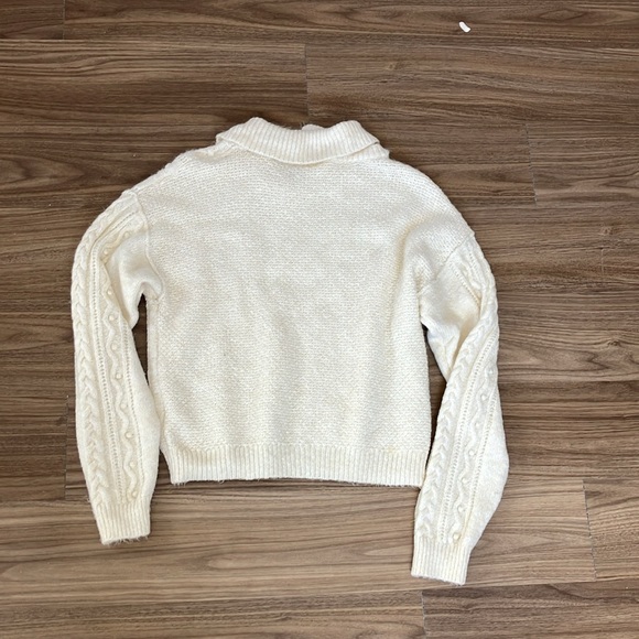 Free People Every Cloud Pullover in Ivory - Size Medium - Picture 4 of 7